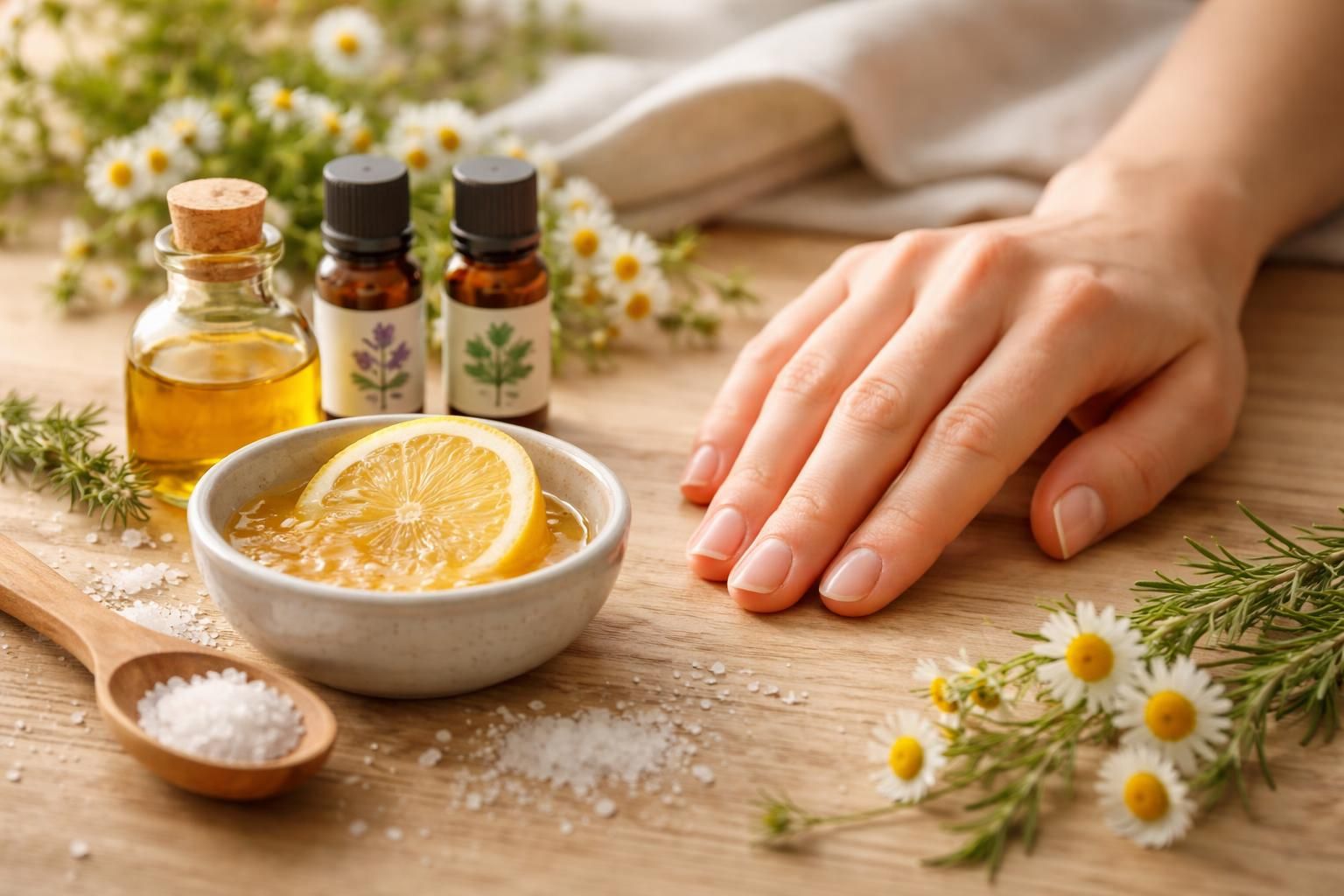 découvrez une recette de grand-mère efficace pour durcir vos ongles naturellement et retrouver des mains belles et renforcées.