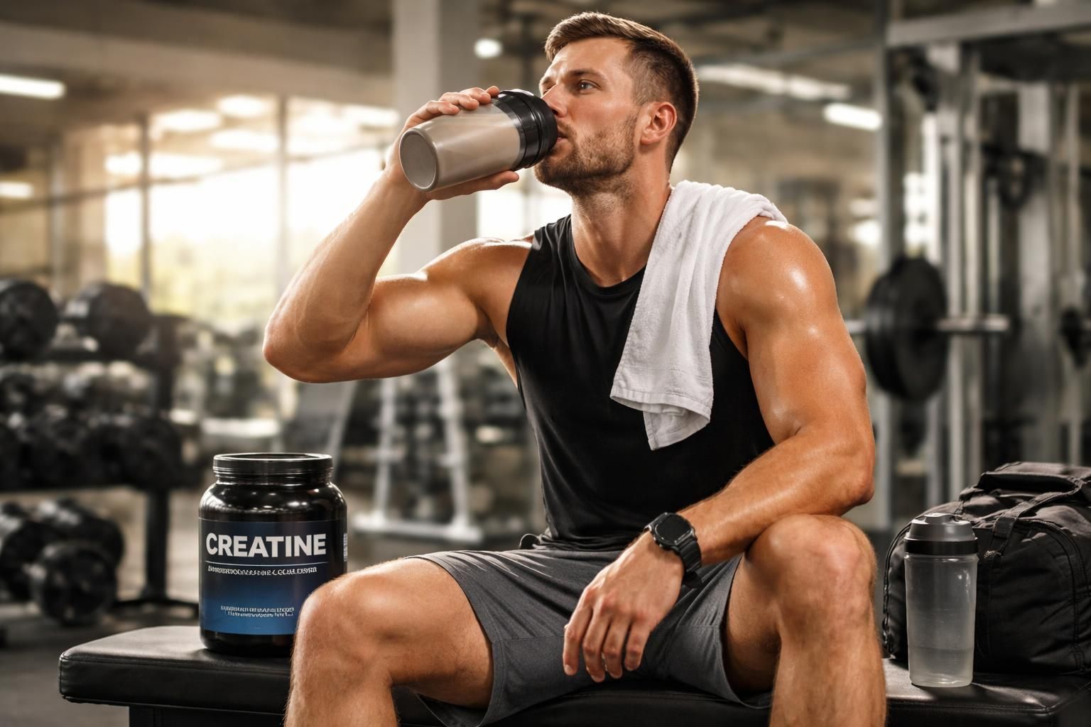 optimisez votre récupération sportive avec la créatine : boostez vos performances, réduisez la fatigue et favorisez la réparation musculaire après l'effort.